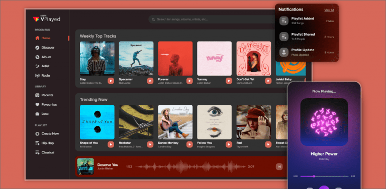 How To Create A Music Streaming App Like Spotify?