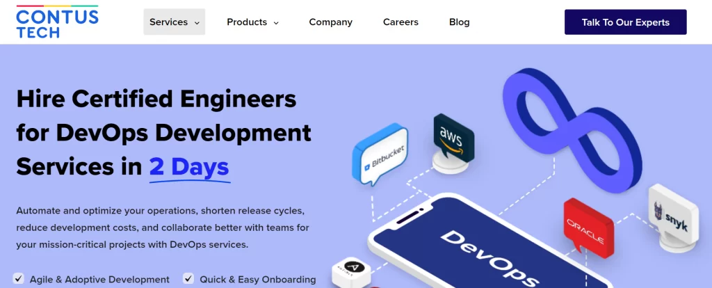 CONTUS Tech is one of the Best DevOps Outsourcing Companies in India