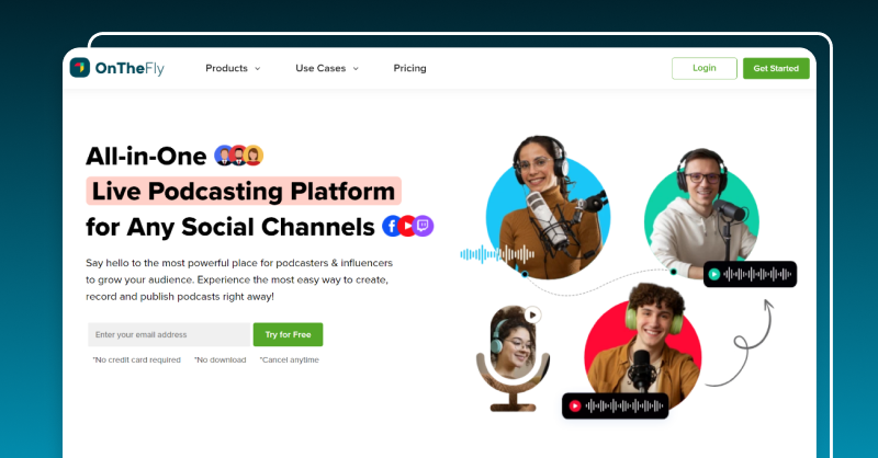 Podcast streaming platform OnTheFly